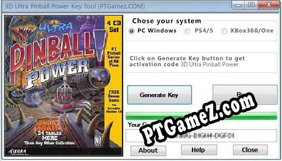 3D Ultra Pinball Power gerador de chaves » PTGamez.com torrent jogos
