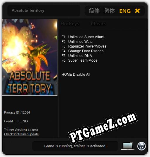 Absolute Territory: Trainer +6 [v1.5]