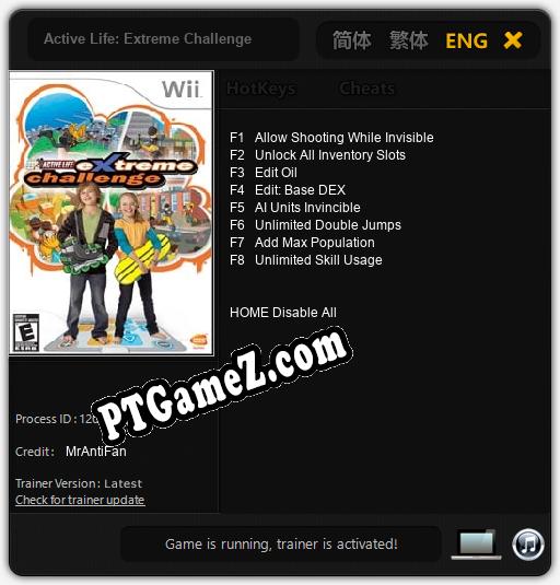 Active Life: Extreme Challenge: Treinador (V1.0.39)