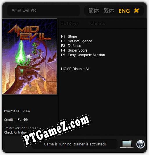 Amid Evil VR: Trainer +5 [v1.9]