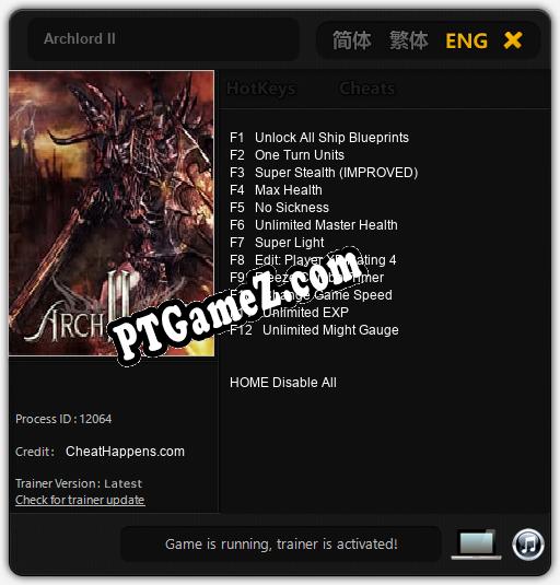 Archlord II: Treinador (V1.0.36)