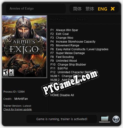 Armies of Exigo: Cheats, Trainer +15 [MrAntiFan]