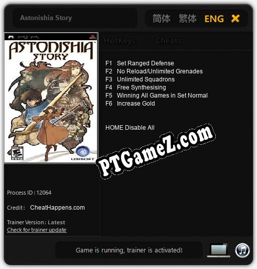 Astonishia Story: Treinador (V1.0.98)
