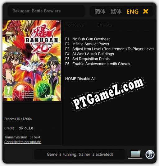 Bakugan: Battle Brawlers: Treinador (V1.0.61)