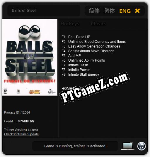 Balls of Steel: Trainer +9 [v1.4]