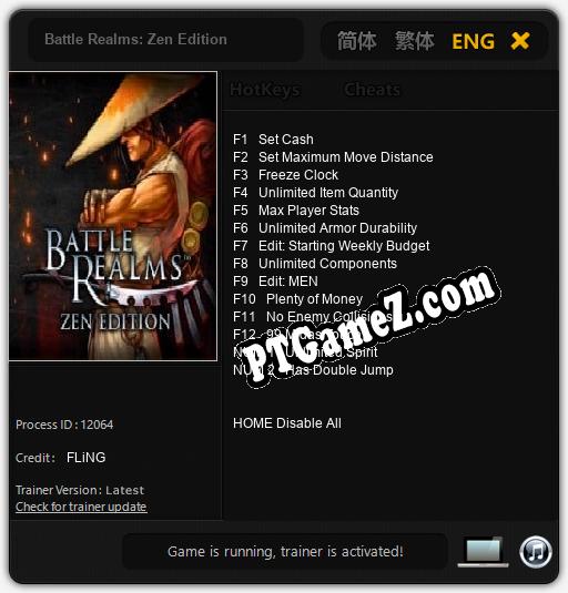Battle Realms: Zen Edition: Cheats, Trainer +14 [FLiNG]