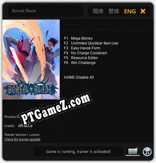 Boreal Blade: Cheats, Trainer +6 [dR.oLLe]