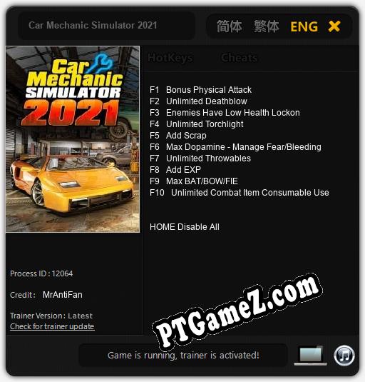 Car Mechanic Simulator 2021: Cheats, Trainer +10 [MrAntiFan]