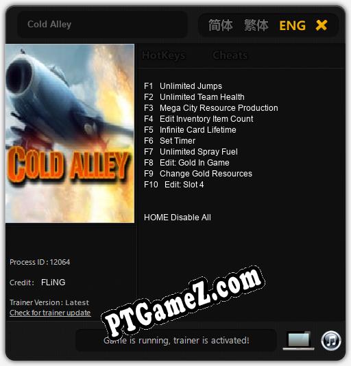 Cold Alley: Cheats, Trainer +10 [FLiNG]