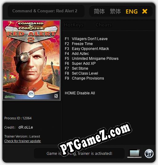 Command & Conquer: Red Alert 2: Cheats, Trainer +9 [dR.oLLe] » PTGamez ...