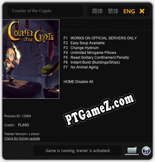 Courier of the Crypts: Cheats, Trainer +7 [FLiNG]