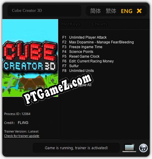 Cube Creator 3D: Treinador (V1.0.82)