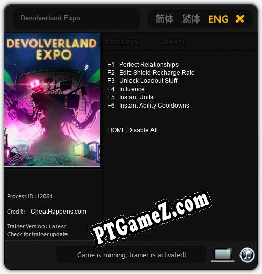 Devolverland Expo: Cheats, Trainer +6 [CheatHappens.com]