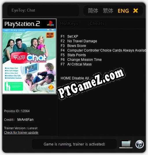 EyeToy: Chat: Treinador (V1.0.42)