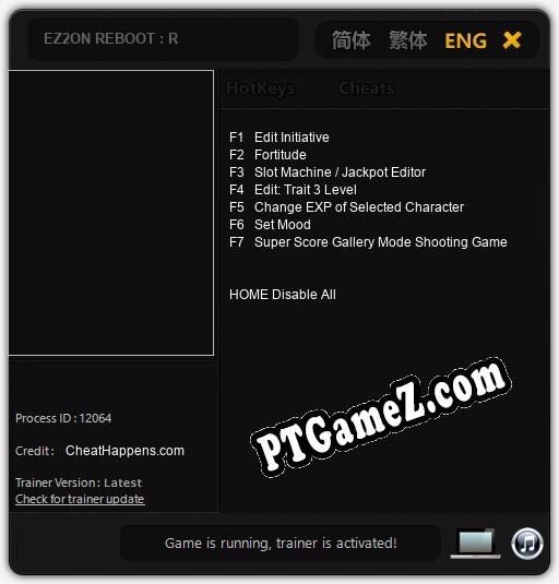 EZ2ON REBOOT : R: Treinador (V1.0.2)