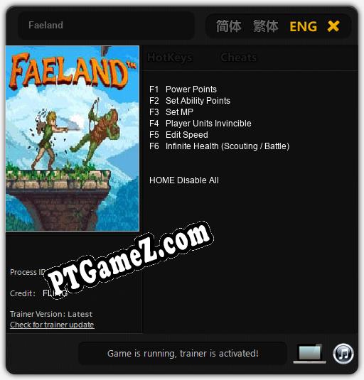 Faeland: Trainer +6 [v1.6]