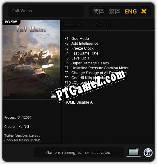 Fall Weiss: Treinador (V1.0.45)