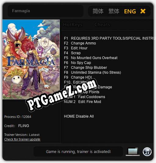 Farmagia: Treinador (V1.0.8)