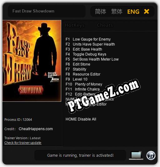 Fast Draw Showdown: Treinador (V1.0.89)