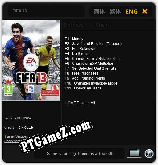 FIFA 13: Treinador (V1.0.4)