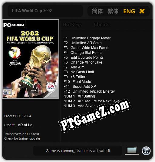 FIFA World Cup 2002: Treinador (V1.0.21)