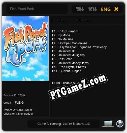 Fish Pond Park: Treinador (V1.0.39)