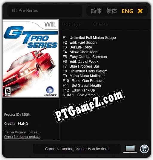 GT Pro Series: Treinador (V1.0.92)