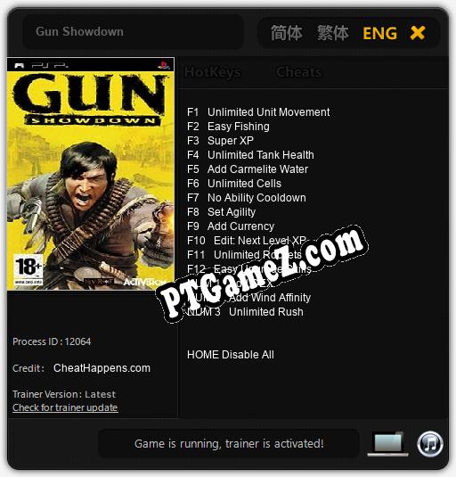 Treinador liberado para Gun Showdown [v1.0.3]