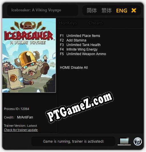 Icebreaker: A Viking Voyage: Cheats, Trainer +5 [MrAntiFan]