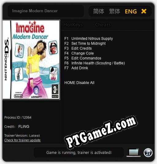 Imagine Modern Dancer: Treinador (V1.0.21)