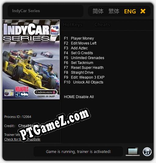 IndyCar Series: Treinador (V1.0.14)