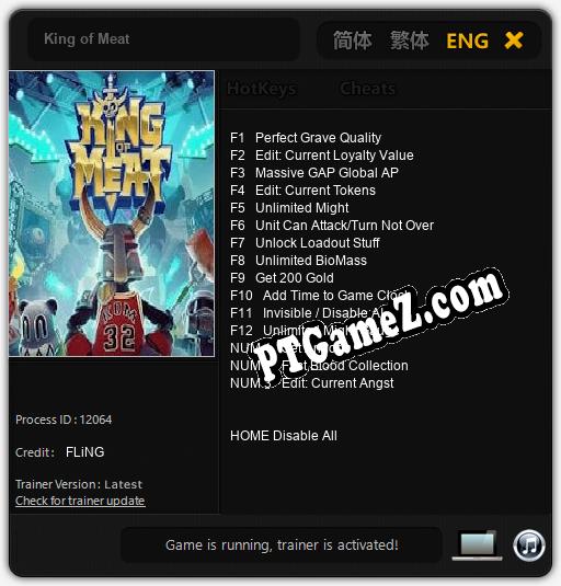 King of Meat: Cheats, Trainer +15 [FLiNG]