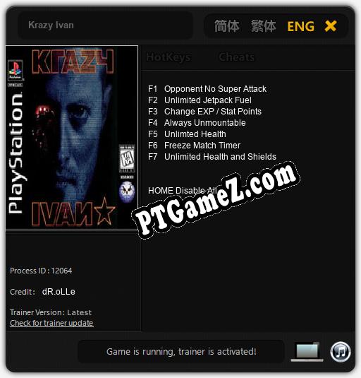 Krazy Ivan: Treinador (V1.0.44)