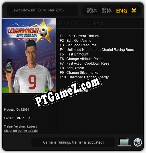 Lewandowski: Euro Star 2016: Treinador (V1.0.83)