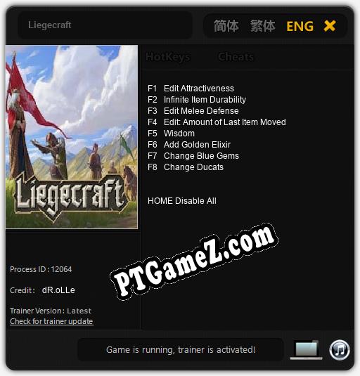 Liegecraft: Treinador (V1.0.73)