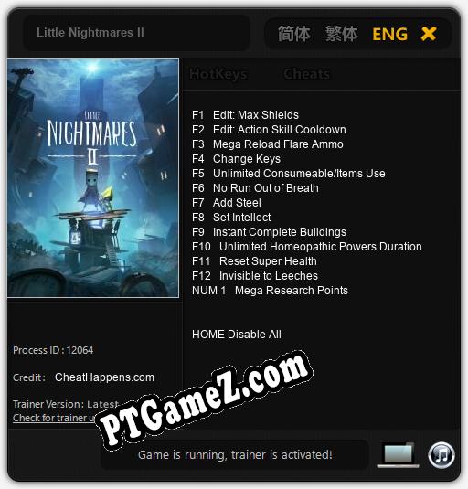 Little Nightmares II: Treinador (V1.0.8)