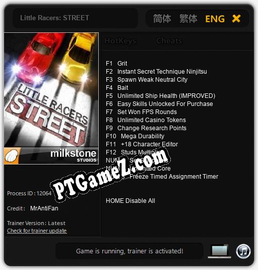 Little Racers: STREET: Cheats, Trainer +15 [MrAntiFan]