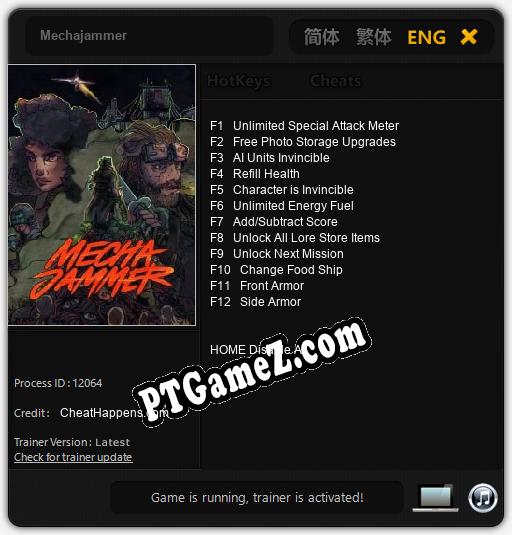 Mechajammer: Treinador (V1.0.8)