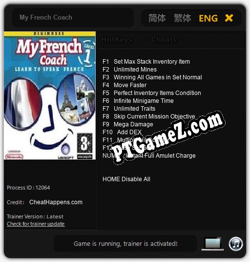 My French Coach: Trainer +13 [v1.2]