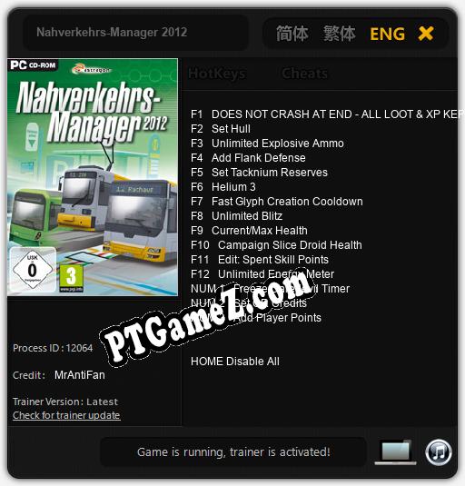 Nahverkehrs-Manager 2012: Trainer +15 [v1.9]