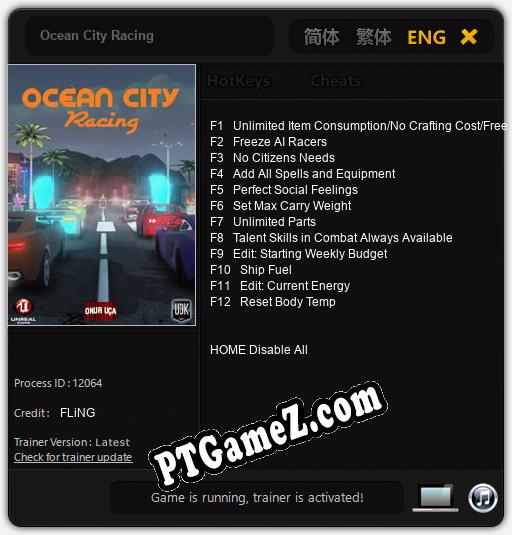Ocean City Racing: Treinador (V1.0.48)