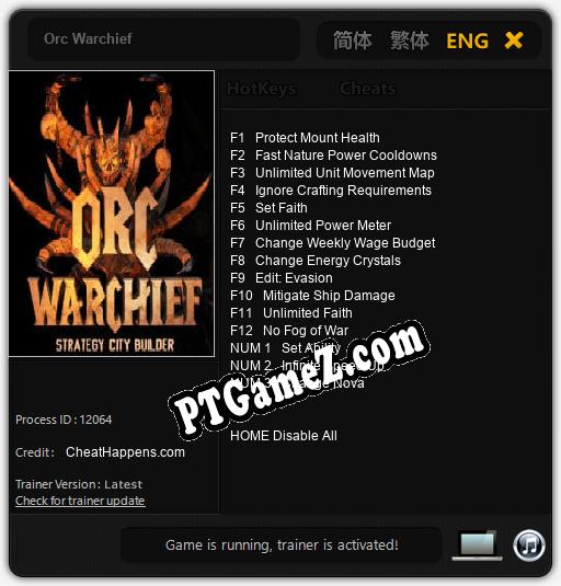 Orc Warchief: Treinador (V1.0.62)