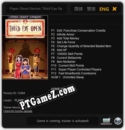 Paper Ghost Stories: Third Eye Open: Cheats, Trainer +13 [FLiNG]
