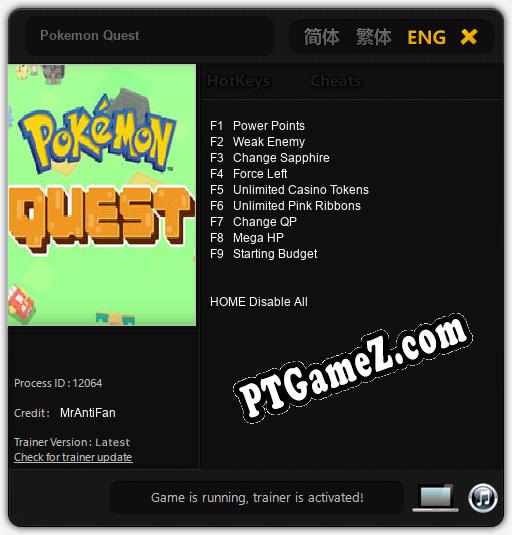 Pokemon Quest: Treinador (V1.0.10)