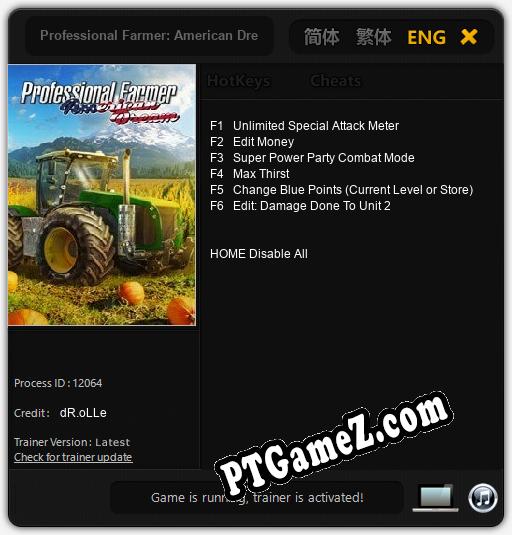 Professional Farmer: American Dream: Trainer +6 [v1.7]