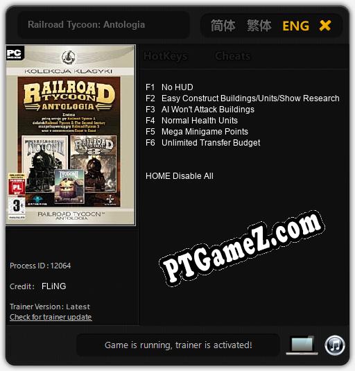 Railroad Tycoon: Antologia: Cheats, Trainer +6 [FLiNG]