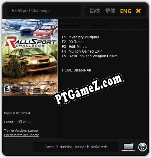 RalliSport Challenge: Treinador (V1.0.52)