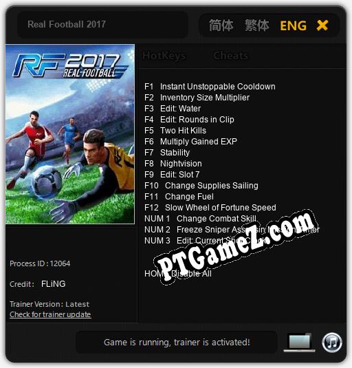 Real Football 2017: Cheats, Trainer +15 [FLiNG]