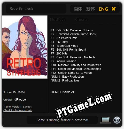Retro Synthesis: Treinador (V1.0.32)