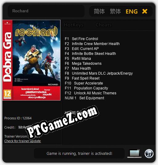 Rochard: Treinador (V1.0.97)